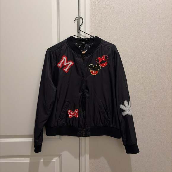 Disney Jackets & Blazers - Disney Minnie Mouse Womens Varsity Bomber Jacket